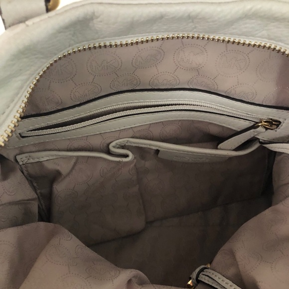 Michael Kors Bedford medium leather satchel white - Picture 4 of 8